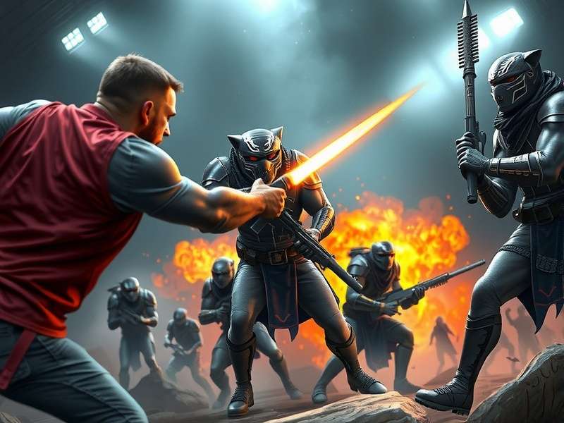 Intense Combat in Parra Panthers Heroic Parra Panthers Heroic Combat Scene